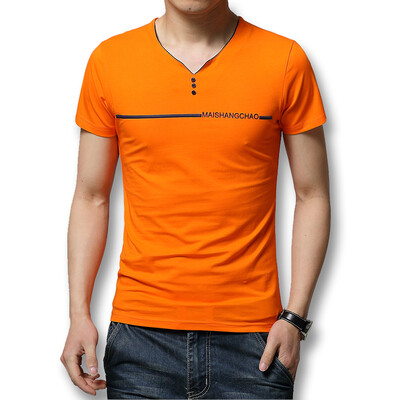 

T shirts Men T shirts 2016 Summer Short Sleeves Men T SHIRTS New Fashion Cotton V-Neck Men T Shirts 3 Colors Casual Slim Fits