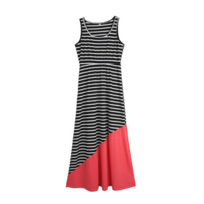 

Casual Clothes Mother Daughter Matching Dress Women Girl Striped Tops Dress