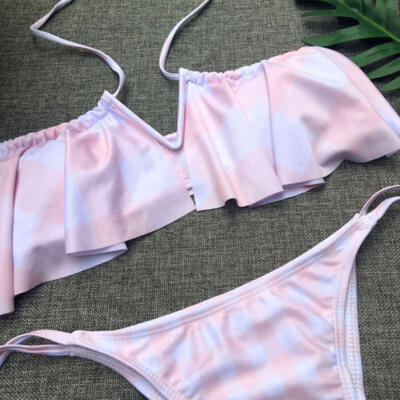 

Women Push-up Padded Bra Bikini Set Triangle Swimwear Swimsuit Bathing Beachwear