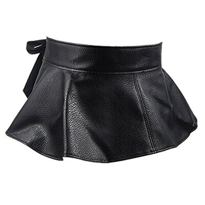 

VOCHIC PU Leather Belt High Waist Cincher Belt Corsets for Waist Training Wide Belt