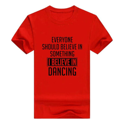 

Dancer Gift Believe In something Dancing Short Mens Tshirt