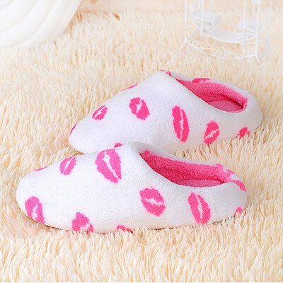 

Animal stripes soft soles cotton houseshoes