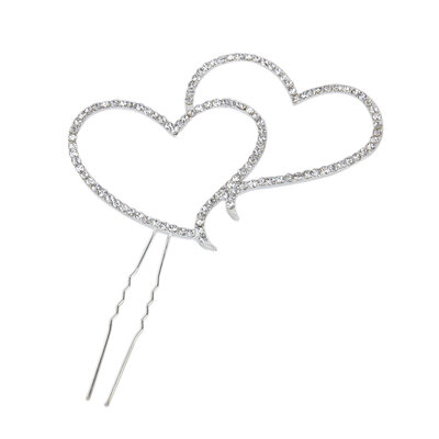 

UpperX Double-Heart Cake Topper Decoration for WeddingEngagementBirthday PartyAnniversary