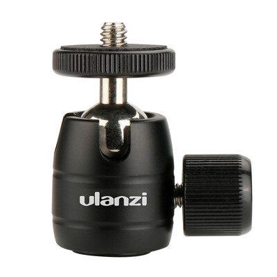 

Mini Metal Ball Head 14 Screw Mount 360°Rotatable Ballhead Tripod Accessory for Camera