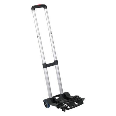 

Portable Foldable Two-wheeled Luggage Shopping Travel Cart Flatbed Trailer Trolley Barrow