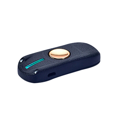 

Sports Car Shaped Fingertips Gyro USB Rechargeable Electronic Cigarettes Lighters with Lamp Matte Silver