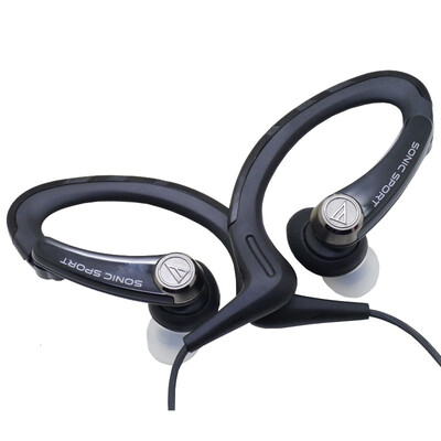 

Audio-Technica ATH-SPORT1 водонепроницаемый спортивный телефон ушные затычки для ушей черный