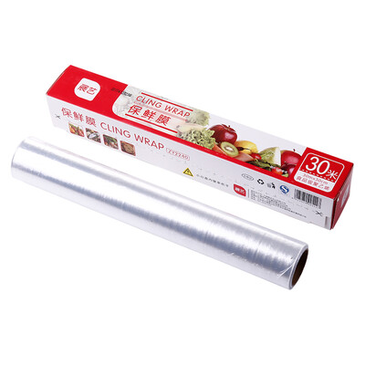 

Exhibition art disposable household plastic wrap kitchen storage bag microwave refrigerator food wrap 30cm30m