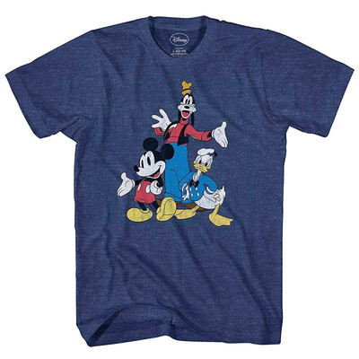 

Disney Big Three Trio Mickey Mouse Donald Duck Goofy T-shirt