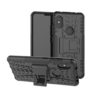 

Goowiiz Phone Case For Xiaomi Redmi 66A6 ProNote 6Note 6 Pro Armor Tire Texture Rugged Protection PCTPU Full Protection