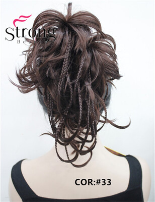 

StrongBeauty 12 Inch Adjustable Messy Style Ponytail Hair Extension Synthetic Hair-Piece with Jaw Claw COLOUR CHOICES