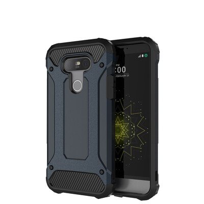 

Fivice LG G5 case Luxury Silicone Diamond Armor PC Hard Shell Phone Case