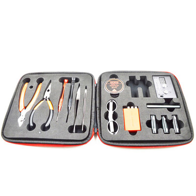 

Multifunctional All-in-One Electronic Cigarette of Vape Ceramic Tweezers Heat Wire Pliers Tool Bag Kit DIY Set Accessories