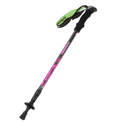 

Carbon Fiber Lightweight Trekking Pole Adjustable Telescopic Hiking Walking Stick 3 Section