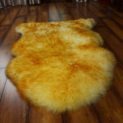 

Genuine Sheepskin Rug Real Sheepskin Blanket IvoryWhite Natural Fur Single Pelt2ft x 3ft