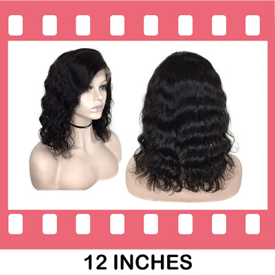 

Human Hair Short Wigs Curly Natural Wavy for Women Brazilian Virgin Hair Short Bob Curly Human Hair Lace Front Wigs with Baby Hair