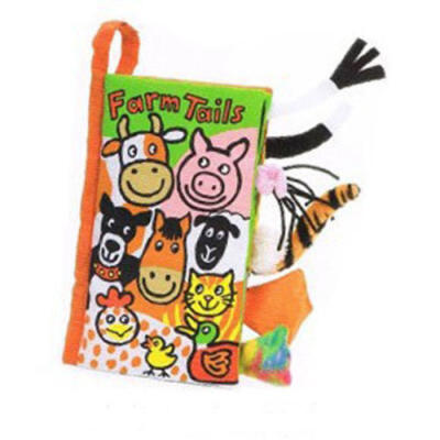 

Kids Animal Tails Cloth Book Baby Toy Educational Books Education Books CA