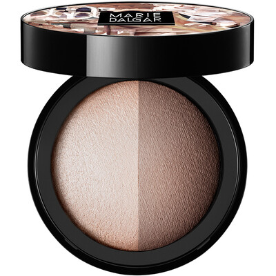 

Marie de France (MARIEDALGAR) light shadow tricolor powder 01 soft gold / oleander shade 7g (repair capacity powder small V face nose shadow matte powder bright
