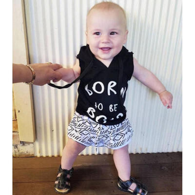 

2Pcs Infant Kids Baby Boys Clothes T-shirt Tops Short Pant Casual Outfit Set
