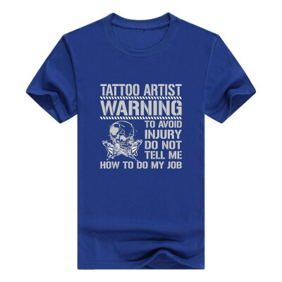 

Avoid Injury Dont Tell How To Do Job Tattoo artist Mens T-Shirt