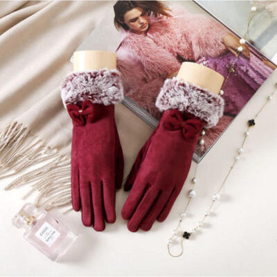 

Fashon Women Elegant Mittens Winter Sport Ski Touch Screen Gloves Warm New