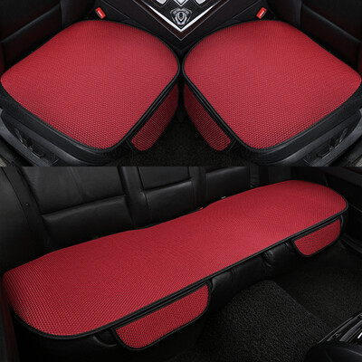 

Car Seat Cushion Set Environment friendly durable car seat 6 colors fashion Ice Silk breathable Front Rear Car Seat Cover