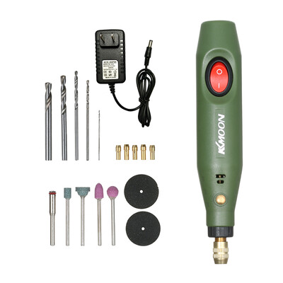 

KKmoon DC12V Multi-functional Mini Electric Grinder Set Electric Drill Grinding Rotary Tool Kit for Milling Polishing Engraving