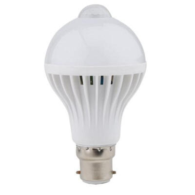 

E27B22 LED Light Bulbs PIR Motion Sensor 5W7W Energy Saving Globe Bulbs Lamp