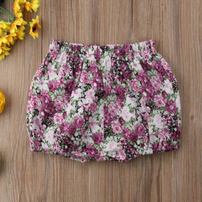 

Baby Girl Lovely Floral Printed Short Pants Kids Spring Summer Fashion shorts