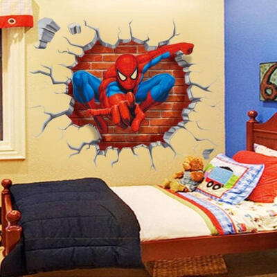 

Spider-man 3D Removable Wall Stickers Art PVC Decals Kids Room Nursery Decor 99