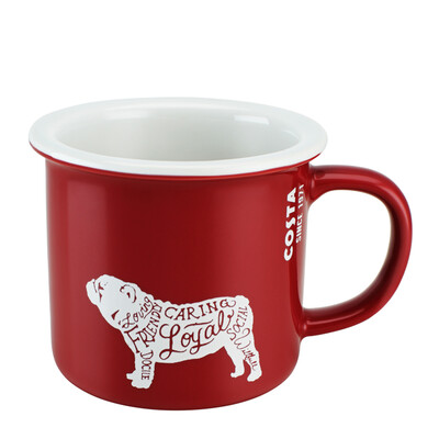 

COSTA coffee family - ceramic mug - fun British 265ml dog