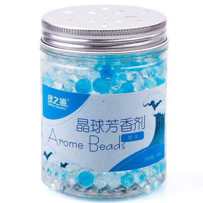 

[Jingdong supermarket] green source of lavender crystal ball fragrance indoor aroma ball bathroom in addition to taste air freshener solid odor in addition to deodorant fragrance (150g)