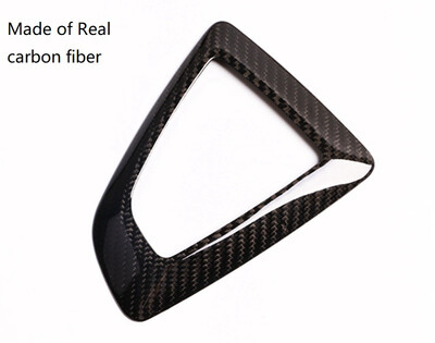 

Eppar New Carbon Fiber Shift Knob Under Cover 1PC Compatible with BMW 4 Series F32 F33 F36 2014-2018 420i 428i 435i