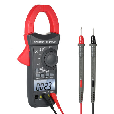 

BTMETER Digital Clamp Meter 4000 Counts Auto Range Clamp Multimeter Test ACDC Voltage Current Portable Handheld Multi Meter LCD M