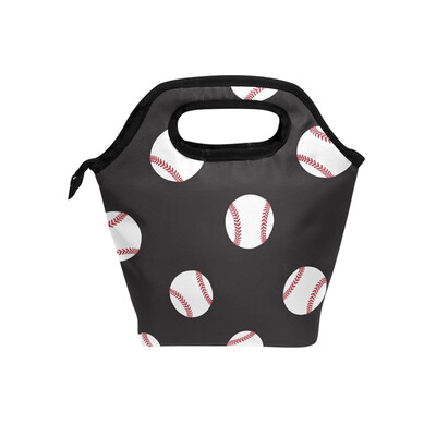 

Lunch Bag Tote Bag Baseball Travel Picnic Organizer Lunch Holder Handbags Lunch Bag Box for Office