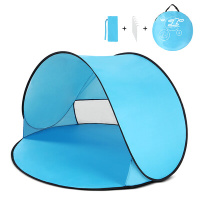 

Instant Pop Up Tent Baby Beach Tent Cabana Portable Anti UV Sun Shelter for Camping Fishing Hiking