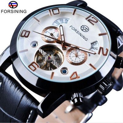 

Relogio Masculino New Men Watches Dress Wrist Mechanical Watches Luxury Top Brand FORSIINING Automatic Flying Tourbillon Watches