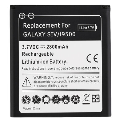 

Новый стандарт 2800mah литий-ионная аккумуляторная батарея для Samsung для S4 i9500 черный