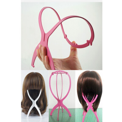 

Hot Mannequin Dummy Head Folding Hair Holder Wig Display Stand Bracket Support Air Dry