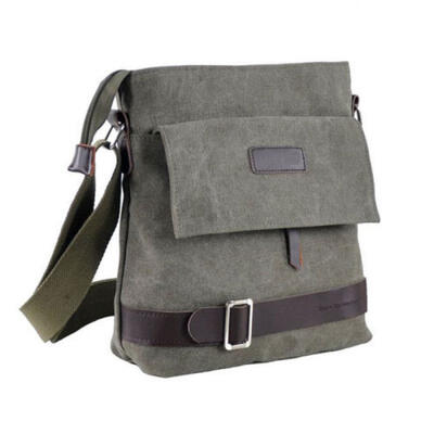 

Mens Canvas Messenger Shoulder Bag Handbag Outdoor Travel Hiking Crossbody Bags
