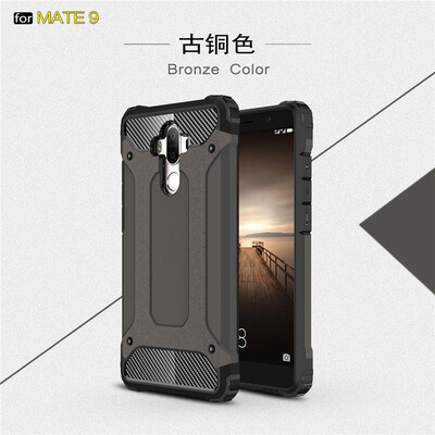

Fivice Huawei Mate 9 case Luxury Silicone Diamond Armor PC Hard Shell Phone Case