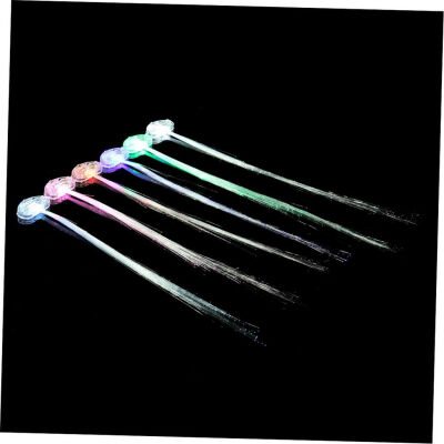 

Flash LED Hair Braid Clip Hairpin Decoration RGB Ligth Up For Show Party GA