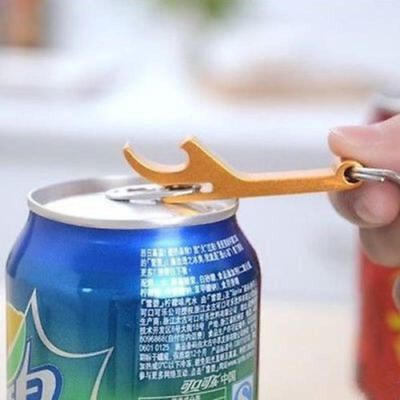 

Mini Portable Chain Aluminum Keychain Beer Bottle&Can Opener beverage Ring