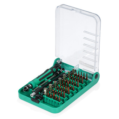 

ELECALL Magnetic Screwdriver Set CR-V Bits Precision 45 in 1 Screw-driver Bit Screw Driver Multi-functional DIY Repair Tool Kit El