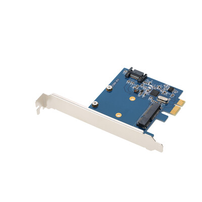

Mini PCI-E to MSATA SSD & SATA30 Combo to PCI-E PCI Express Card Controller Adapter Superspeed 6 Gbps with ASM1061 Chipset