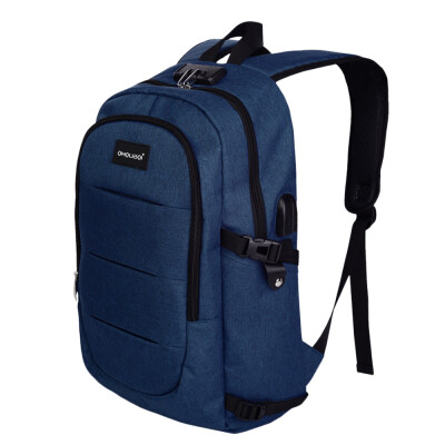 

Multifunctional Casual Breathable Water Resistant Laptop Backpack Anti Theft Should Bag with USB Charging Port Headphone Interface