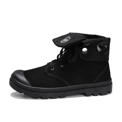 

Men snow boots 2018 fashion microfiber canvas cotton ankle boots autumn winter boots men shoes