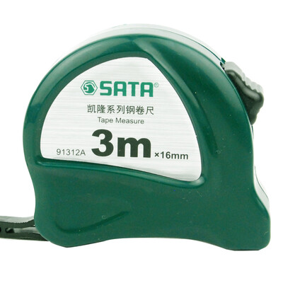 

SATA 91312A CAMLON series 3 m steel tape measure tape measure box ruler measuring tool 3mx16mm
