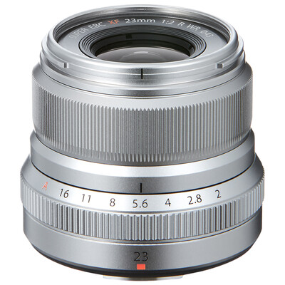 

Fuji FUJIFILM XF23mm F2 R WR silver standard fixed focus lens classic humanities street beat anti-drip dust quiet fast stepper motor