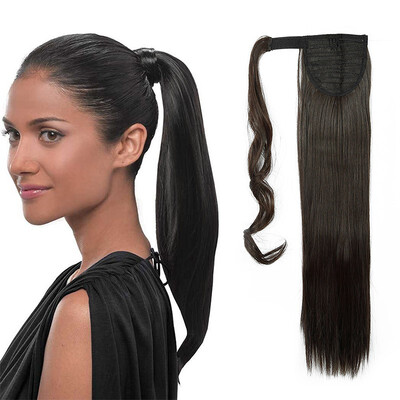 

3 Types Ponytail Extensions One Piece Claw Jaw Pony Tail Clip in Hair Extensions Curly Long Straight Soft Silky
